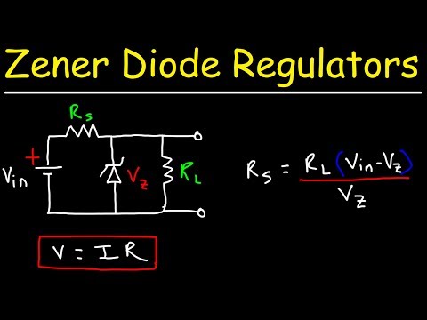 Power Zener Diodes as Voltage Regulators - Circuit Analysis & Efficiency