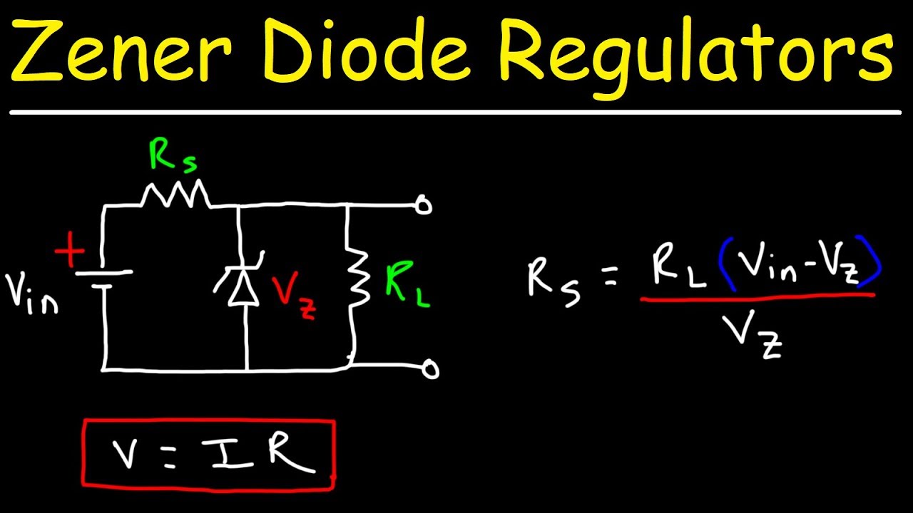 Power Zener Diodes as Voltage Regulators - Circuit Analysis & Efficiency