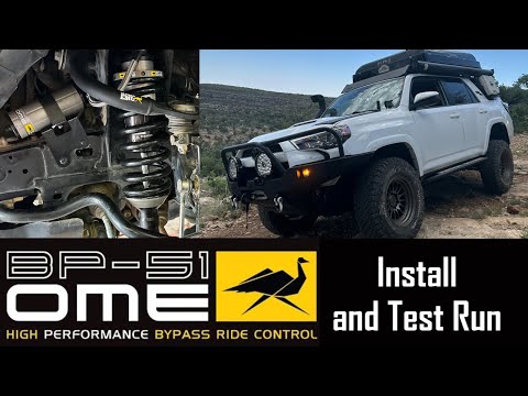 ARB Old Man Emu BP-51 Suspension install and test run | Toyota 4Runner Overland Build