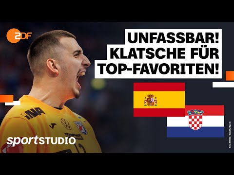 Spanien – Kroatien | Handball-EM 2024 | sportstudio