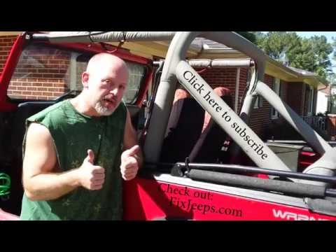 Jeep Wrangler YJ - How to drop a Bestop Supertop. The best way!