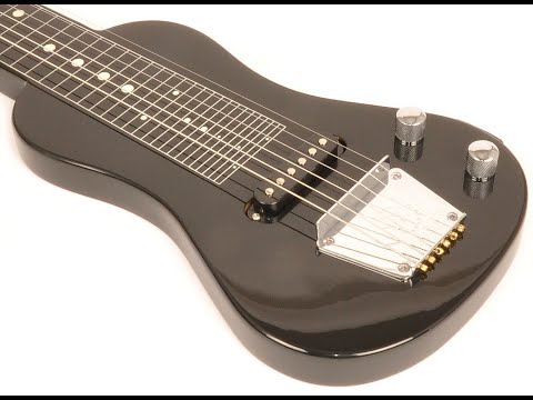 SX Lap 3 Lap Steel Guitar w/Bag Black image 5