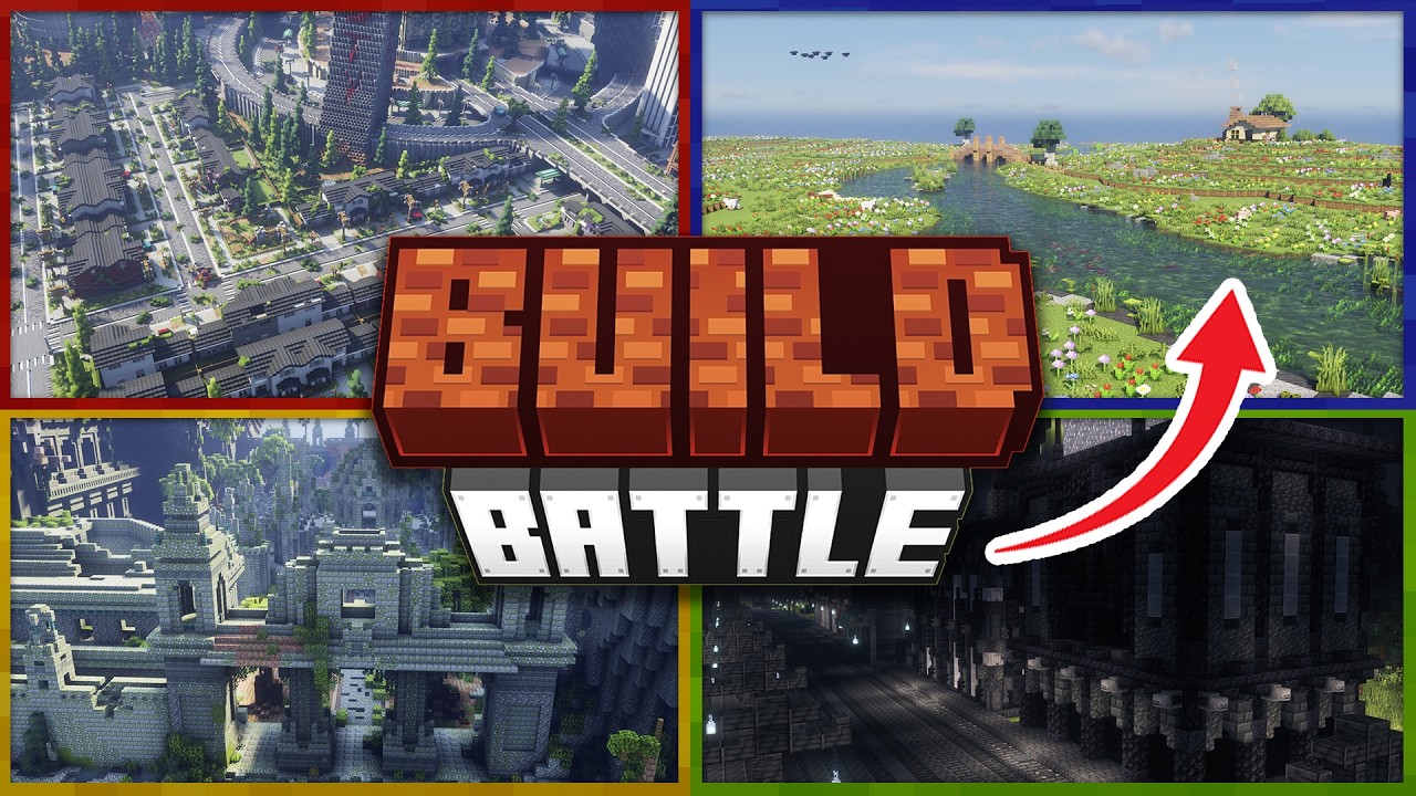 I Hosted a HUGE Build Competition in Minecraft!