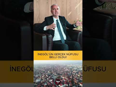 Başkan Alper Taban İnegöl'ün Gerçek Nüfusunu Genç Gazete'ye Açıkladı! #bursa #gündem