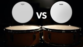 Video thumbnail for Remo Emperor vs Evans UV2 by The Cowboy Drummer