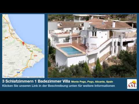 3 Schlafzimmern 1 Badezimmer Villa zu verkaufen in Monte Pego, Pego, Alicante, Spain