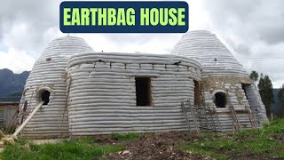 Earthbags Tiny House building in 6 days