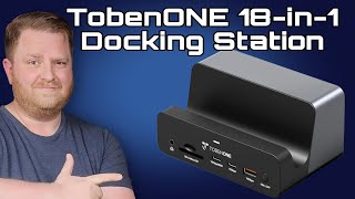 TobenONE 18-in-1 Docking Station: Laptop Triple Display Solution!
