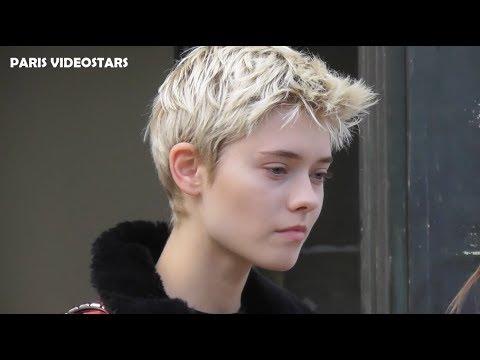 Model Maike Inga @ Paris Fashion Week 28 september 2019 show Haider Ackermann