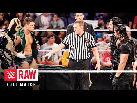 FULL MATCH — Rhodes & Goldust vs. Rollins & Reigns: WWE Tag Team Title Match: Raw, Oct. 14, 2013