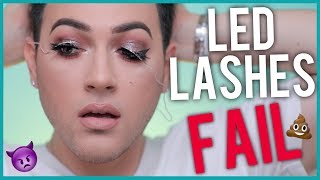 LED LASHES FAIL! Girl... SAVE YOUR MONEY!