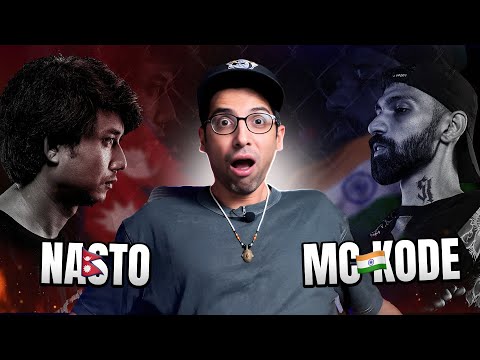 This NEPAL vs INDIA Rap Battle was Brutal! | Kurukshetra | Nasto vs MC Kode (Reaction)