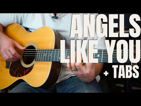 Miley Cyrus Angels Like You Guitar Tutorial + Lesson
