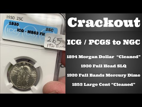 Crackout - ICG / PCGS to NGC - Do these ICG Coins Upgrade? Do PCGS "Cleaned" Coins Straight Grade?