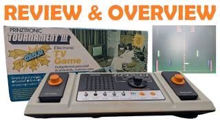 Prinztronic Tournament III TV Game   Review & Overview