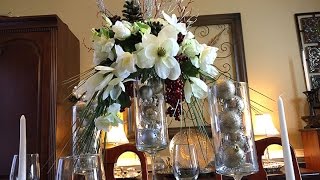 DIY Dollar Tree Holiday Centerpiece