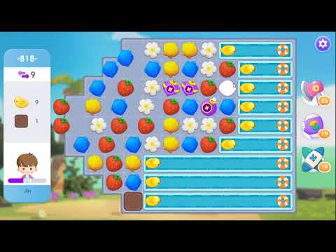 BTS Island: In the SEOM Level 818 - NO BOOSTERS GAMEPLAY 🎵 | SKILLGAMING ✔️