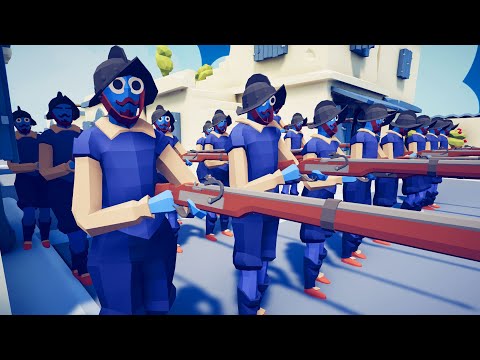 Huge MUSKET LINE vs Every Faction! - Totally Accurate Battle Simulator