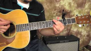 Beginner Guitar Lessons - Easy Acoustic Songs - Bob Dylan Inspired - How to play