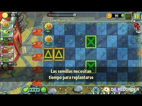 Jugando plantas v.s zombies 2 (Anderson imán)