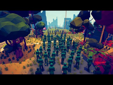 300x ZOMBIES ATTACK ARMY BASE - Totally Accurate Battle Simulator TABS