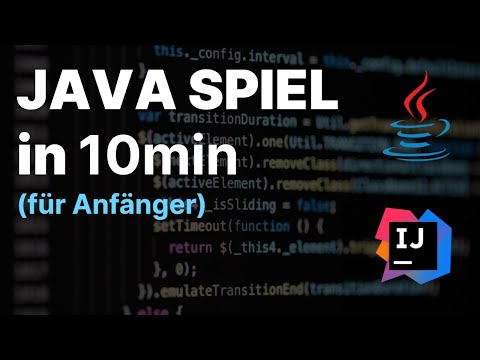 DEIN ERSTES SPIEL in Java in 10min (für Anfänger)