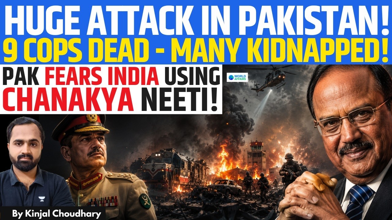 Massive Attack Shocks Pakistan - 9 Cops Dead, Many Taken Hostage! Chanakya Neeti Scares Pak! Kinjal