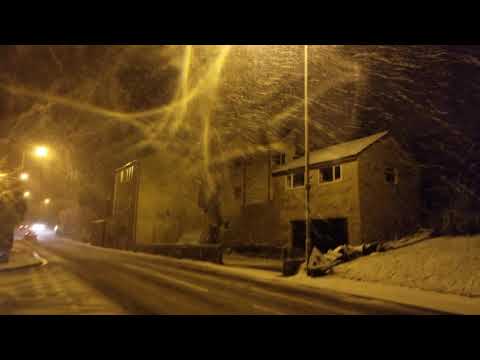 Heavy snow - Denholme, West Yorkshire - February 29th 2020