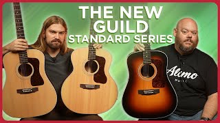 Video thumbnail for Guild Guitars Releases the NEW Standard Series! Guild D-40, F-40, and D-50 by Alamo Music Center