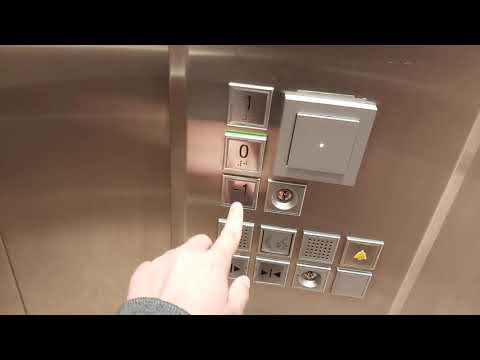 2011 ThyssenKrupp Synergy MRL Traction Elevator At Espirit, Hannover, Germany