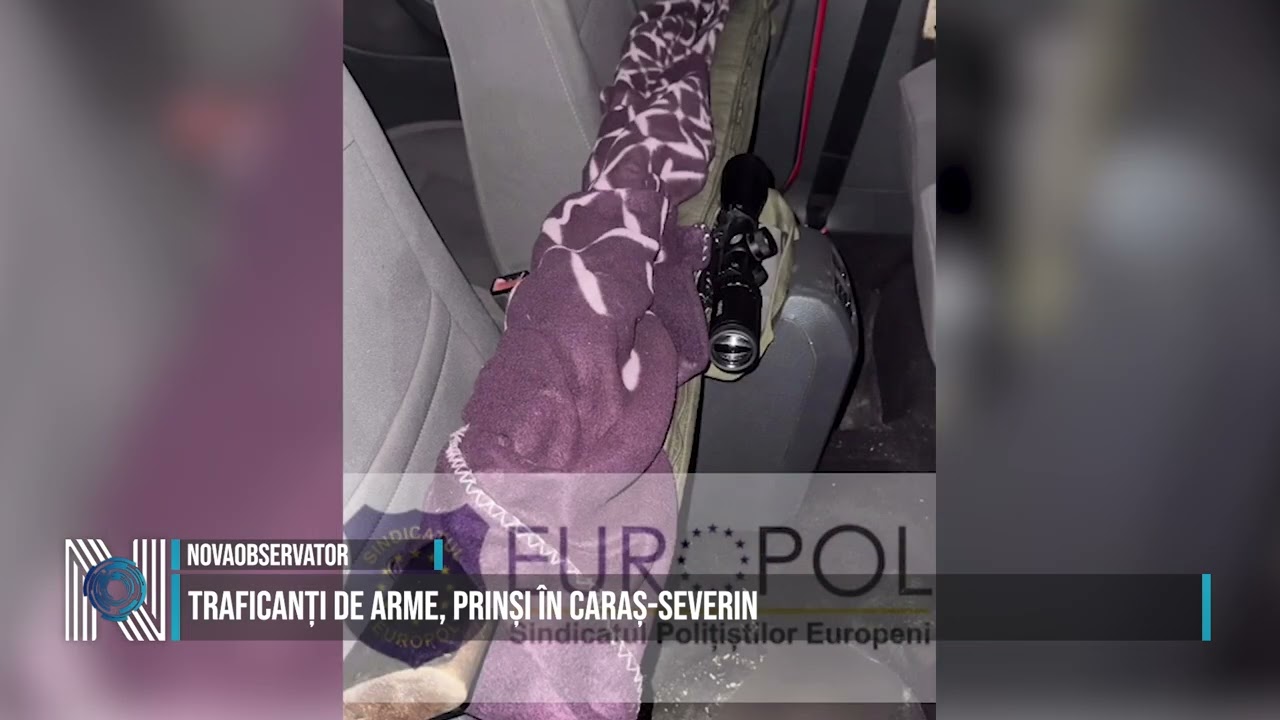 TRAFICANȚI DE ARME, PRINȘI ÎN CARAȘ-SEVERIN