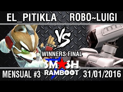 [SmashxRamboot #3] El_Pitikla (Fox) Vs. Robo~Luigi (R.O.B.) Winners Finals