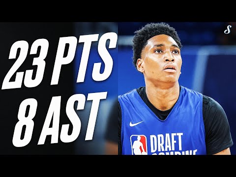 Tahaad Pettiford Shows Out In NBA Draft Combine 5-On-5! | 23 PTS, 8 AST & 2 STL