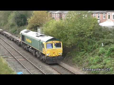 Freightliner Class 66 No. 66951 on 4H67 Crewe Basford Hall - Guide Bridge Yard on 31.10.17 - HD