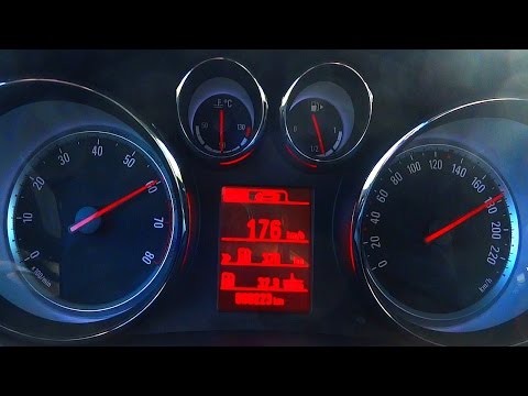 Opel Meriva 1.4 Turbo Acceleration 0-100 Test