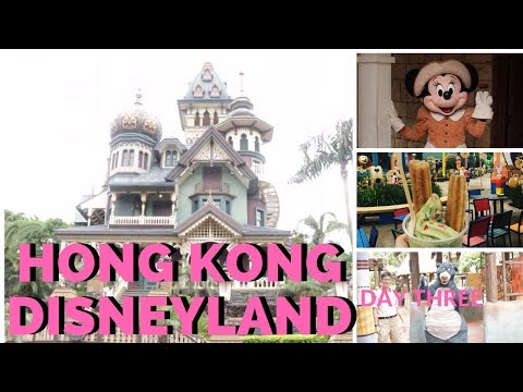 Disneyland Hong Kong: Mystic Manor and Churros!