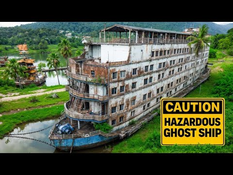 Exploring a MASSIVE Abandoned Ghost Ship Hotel  - A billionaire’s FAILED Dream