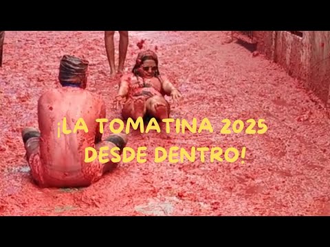 LA TOMATINA 2025: la fiesta más loca de España 🍅 #buñol #tomatina #UnaVenezolanaEnBuñol