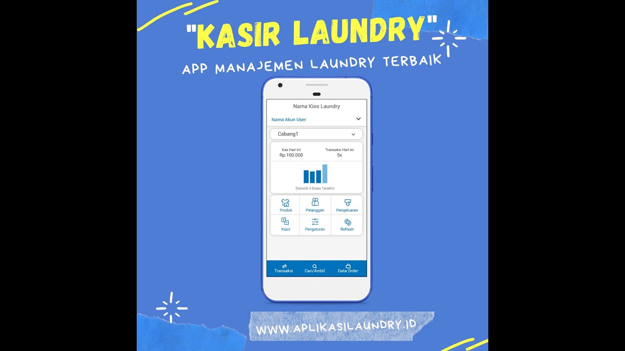 Video Tutorial Kasir Laundry