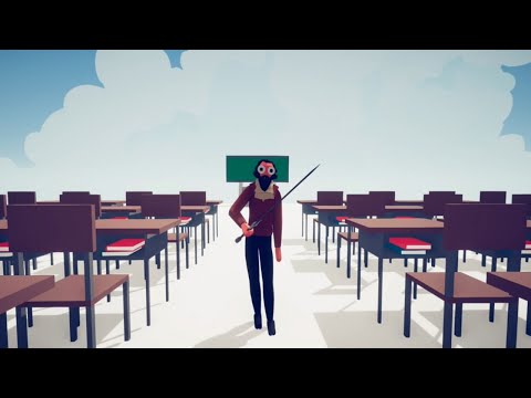 1 vs 1 All Units Friendly Competition but in CLASSROOM TABS Mod Totally Accurate Battle Simulator