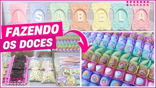 Fazendo os Doces da Festa de 1 ano | Ursinhos Carinhosos