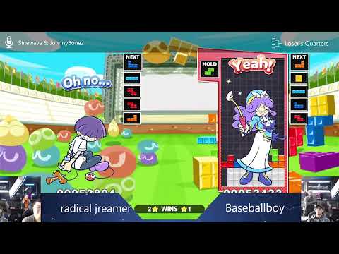 MTS 2 Puyo Puyo Tetris 2 - RJ Vs. Baseballboy - Losers Quarters