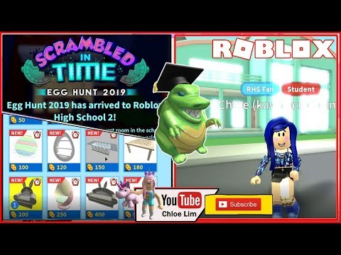 Roblox Gameplay High School 2 Getting The Scaled Eggducator Egg Easter Egg Hunt 2019 Steemit