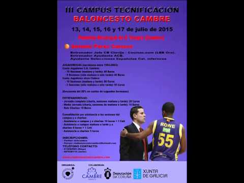 Corte audio Cadena Ser Antonio Pérez   II Campus Tecn Baloncesto Cambre