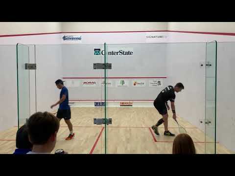 2019 Centerstate Bank Marietta Squash Open FInal - Game 2 Chris Binnie vs Victor Crouin