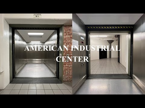 Fast OTIS Traction Freight Elevator - The American Industrial Center - San Francisco, CA