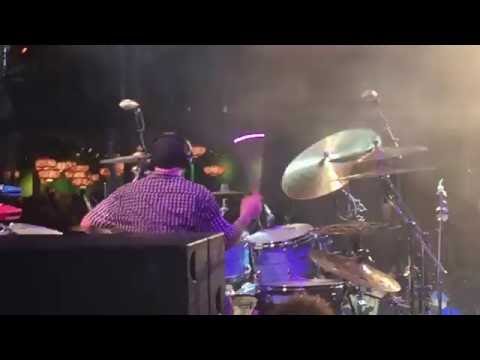 Pete Ray Biggin live on stage with Level42 and LiteStix