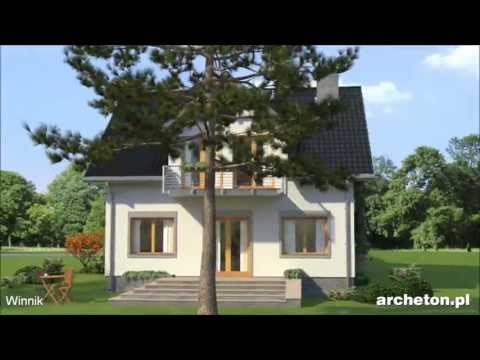 Projekt domu Winnik - archeton.pl