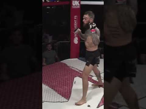 PUNISHING strikes from Corey Fry 🫣 #ko #tko #mma #finish #viral