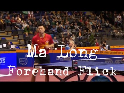 Ma Long forehand flick highlighs|table tennis|ping pong